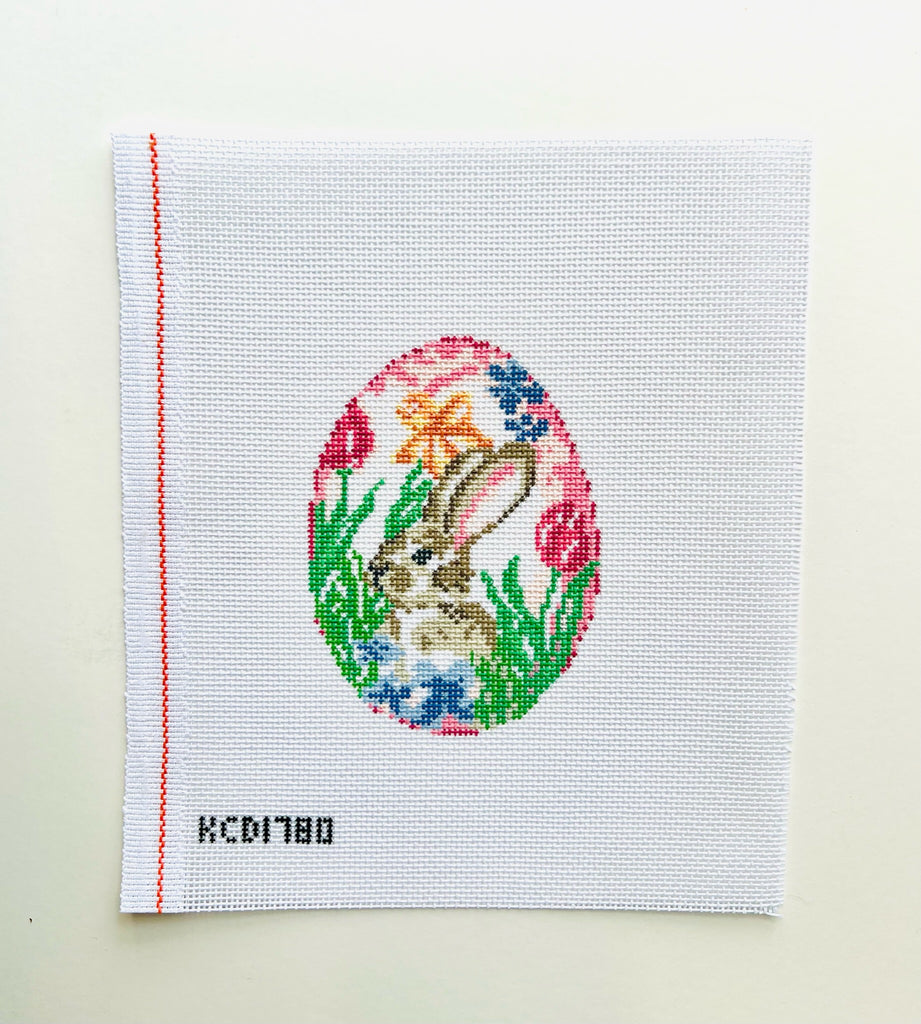 Bunny Egg Canvas - KC Needlepoint