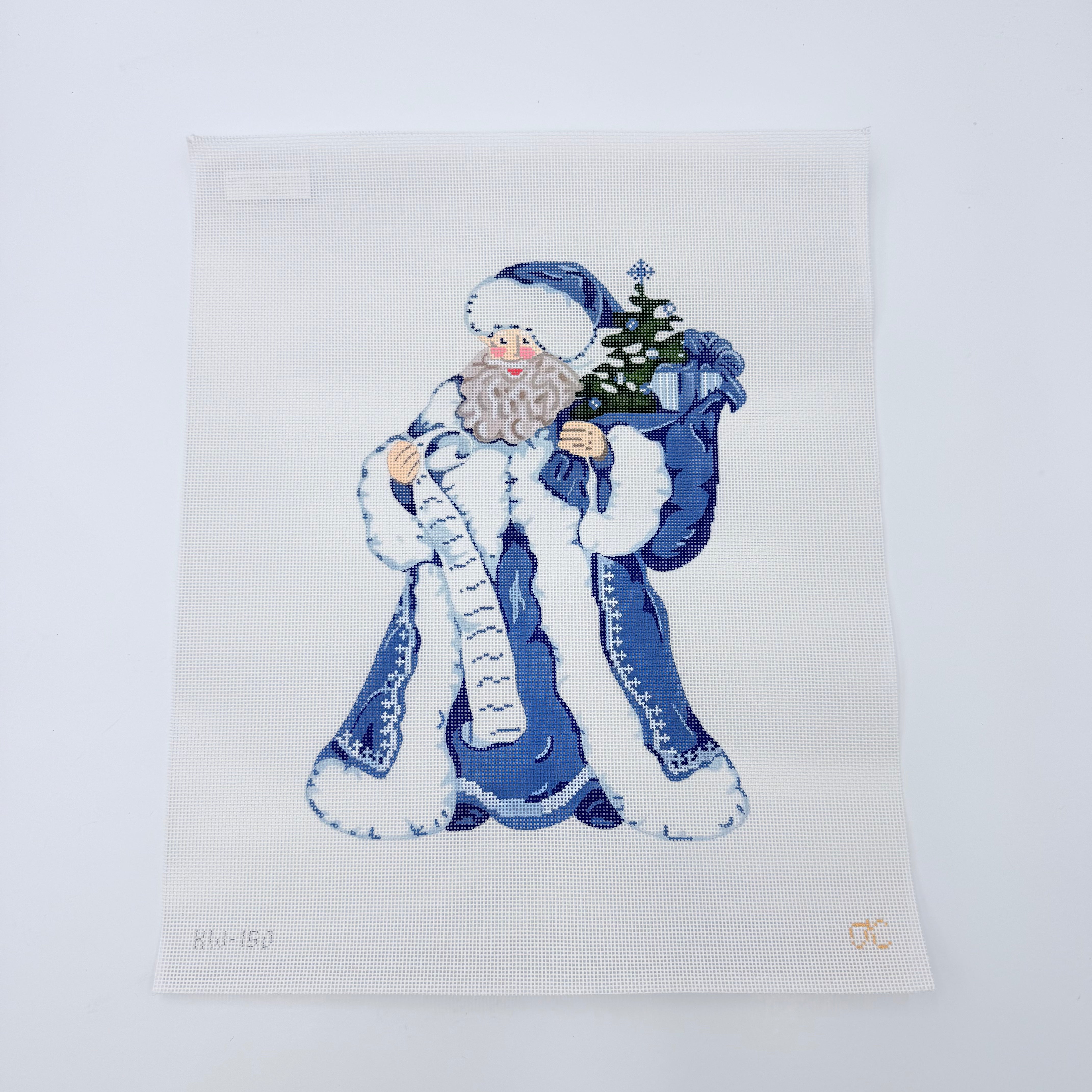 Wedgwood Santa Canvas - KC Needlepoint