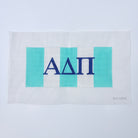Alpha Delta Pi with Stripes Canvas - KC Needlepoint