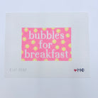Pink Bubbles for Breakfast Canvas - KC Needlepoint