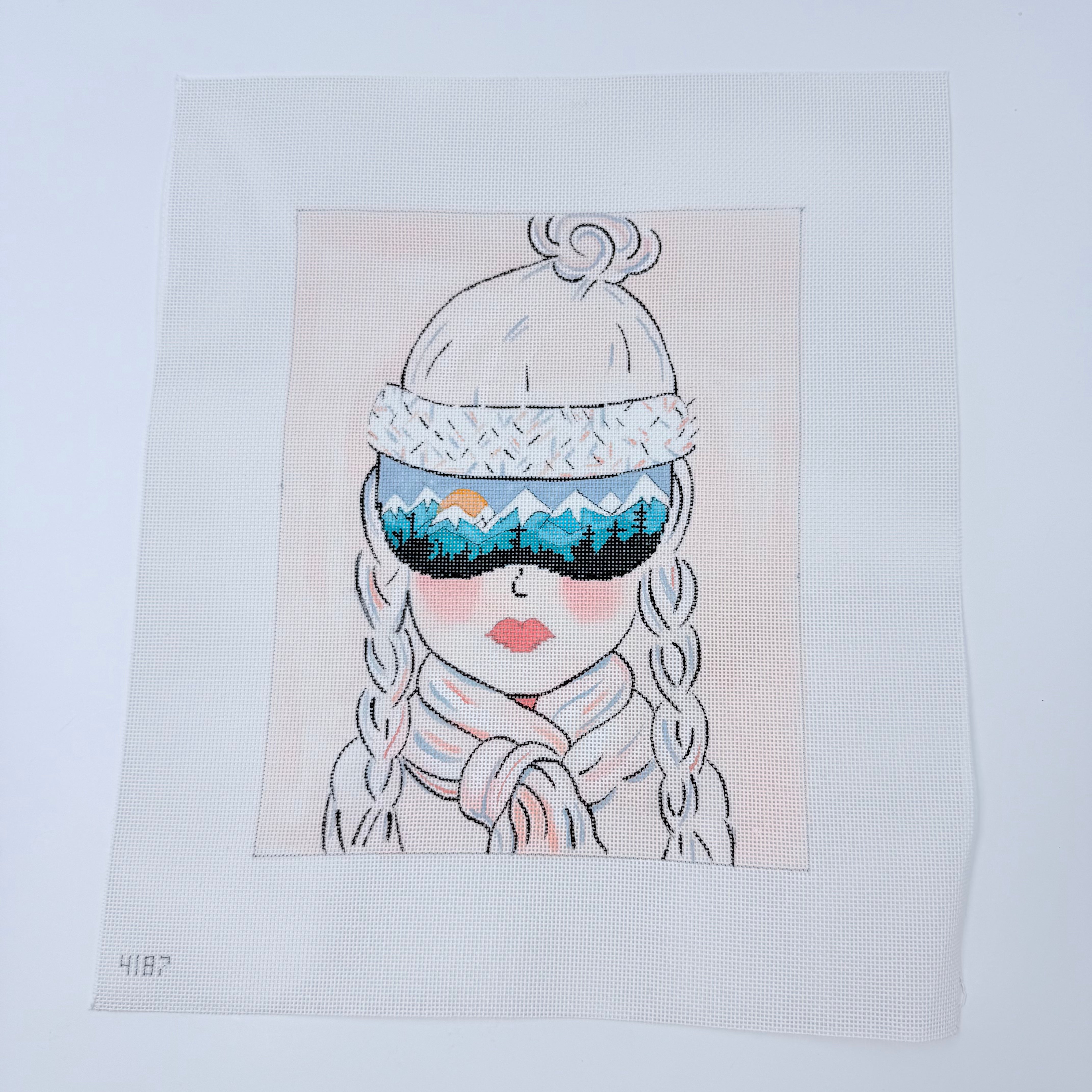 A Mountain View Canvas - KC Needlepoint