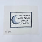 The Sun Has Gone to Bed Canvas - KC Needlepoint