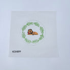 Lion and Bloody Mary Round Canvas - KC Needlepoint