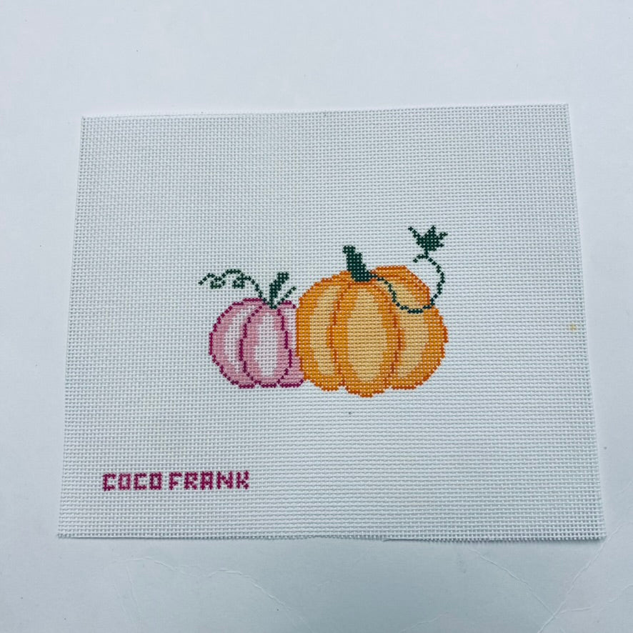 Pumpkins Canvas - KC Needlepoint