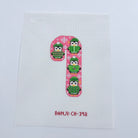 Penguin Candy Cane Canvas - KC Needlepoint