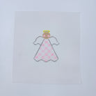 Pink Gingham Angel Canvas - KC Needlepoint