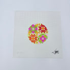 Bright Quilt Round Canvas - KC Needlepoint