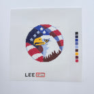 American Eagle 3" Round Canvas - KC Needlepoint