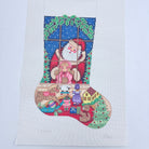 Santa and Girl Looking in Window Stocking 7355 - KC Needlepoint