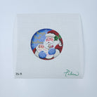 Baby's First Christmas Girl Round - KC Needlepoint