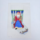 Lantern Walk Stocking Canvas - KC Needlepoint