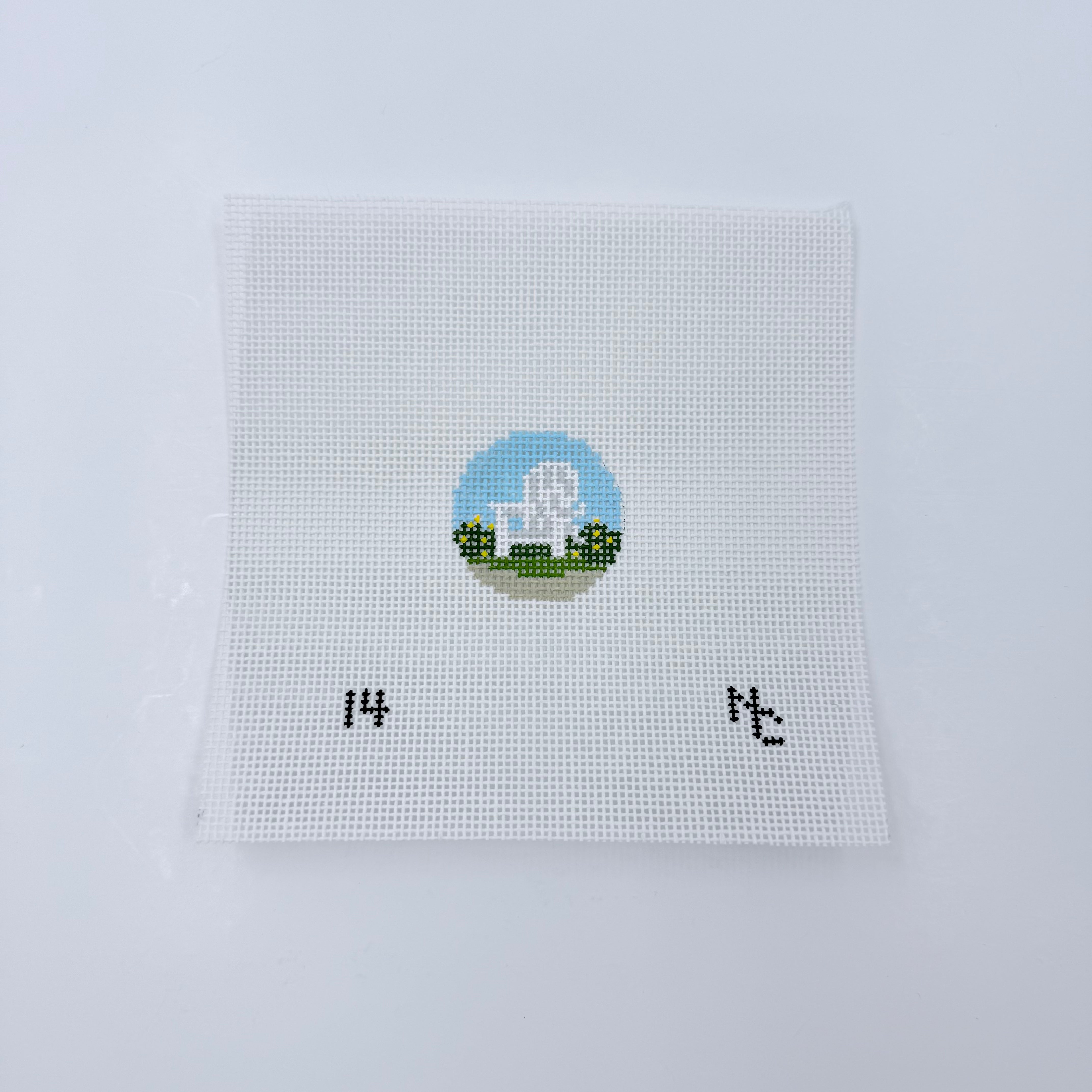 Adirondack Chair Key Fob Insert Canvas - KC Needlepoint