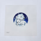 Mama and Cub Polar Bears Canvas - KC Needlepoint