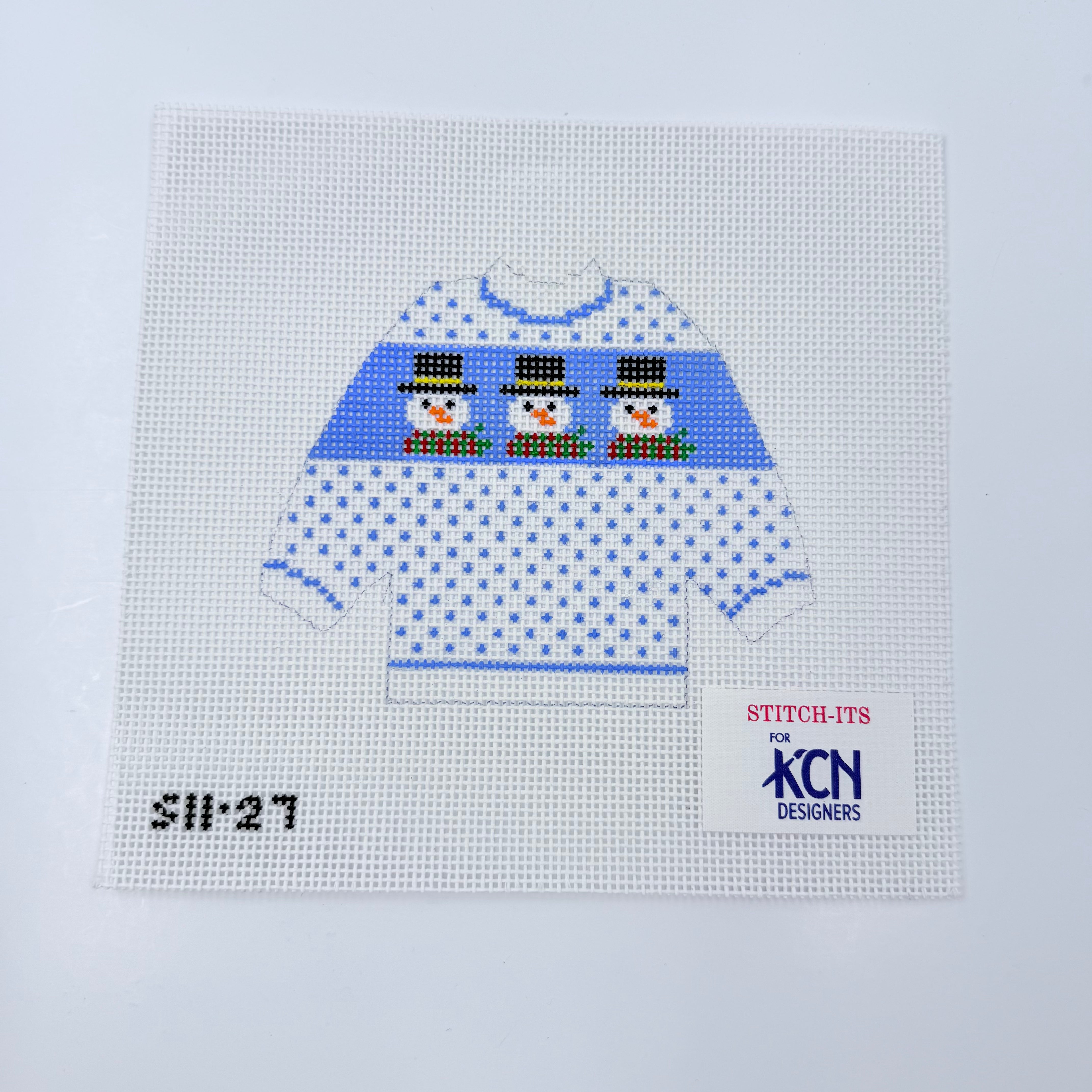 Snowman Pullover - KC Needlepoint