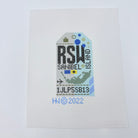 Sanibel Island Vintage Travel Tag Canvas - KC Needlepoint