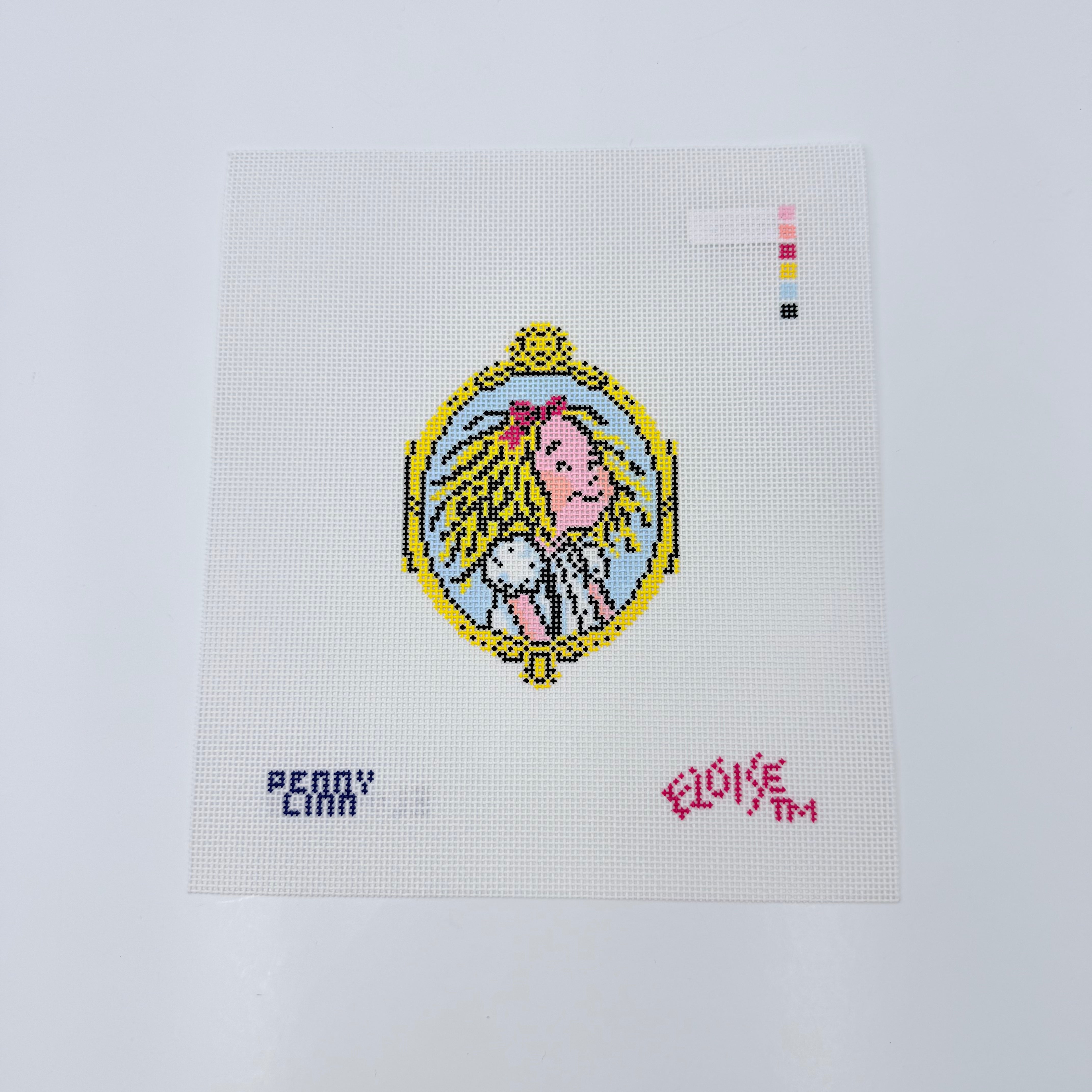 Eloise Portrait Canvas - KC Needlepoint