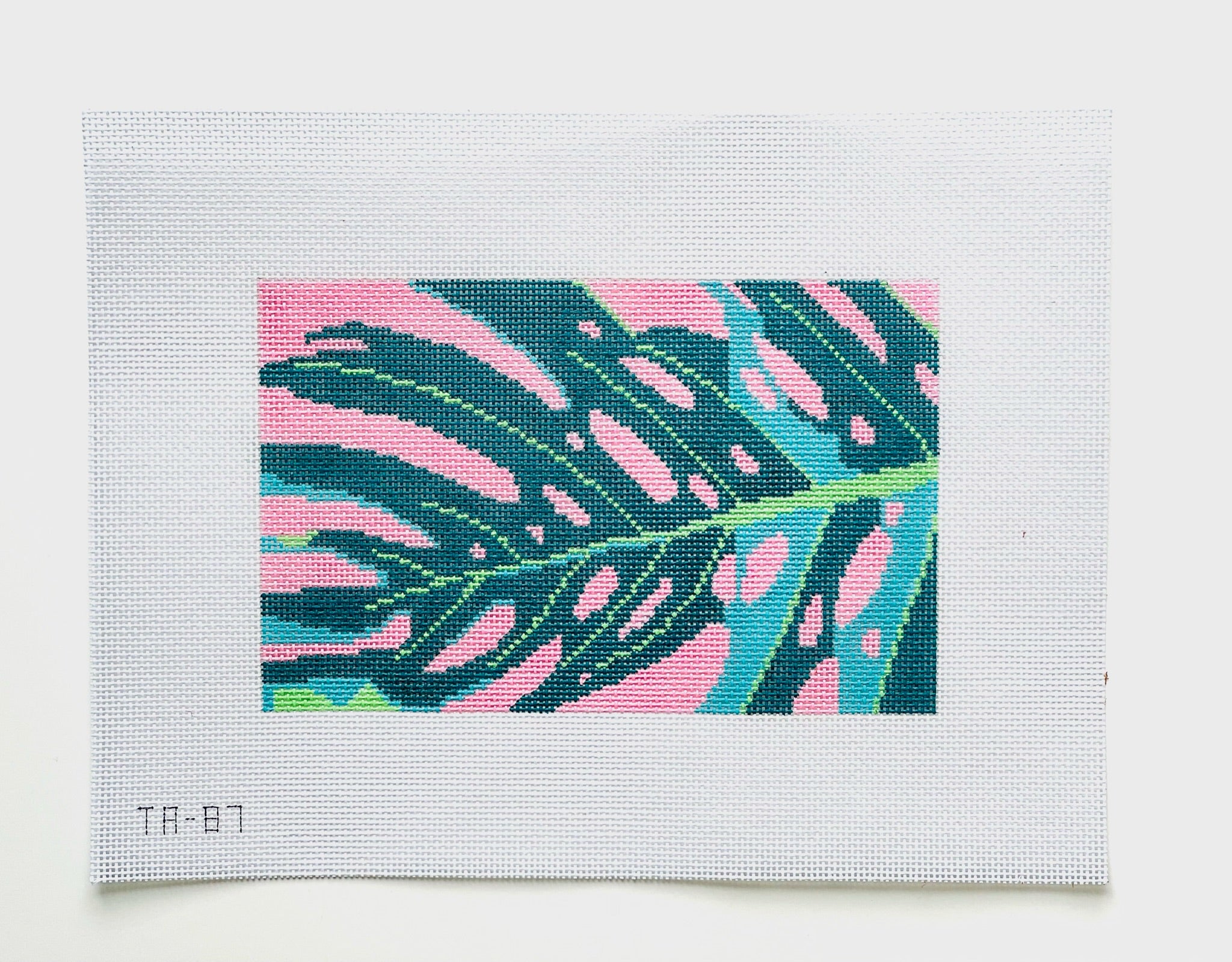 Madame Monstera Canvas - KC Needlepoint