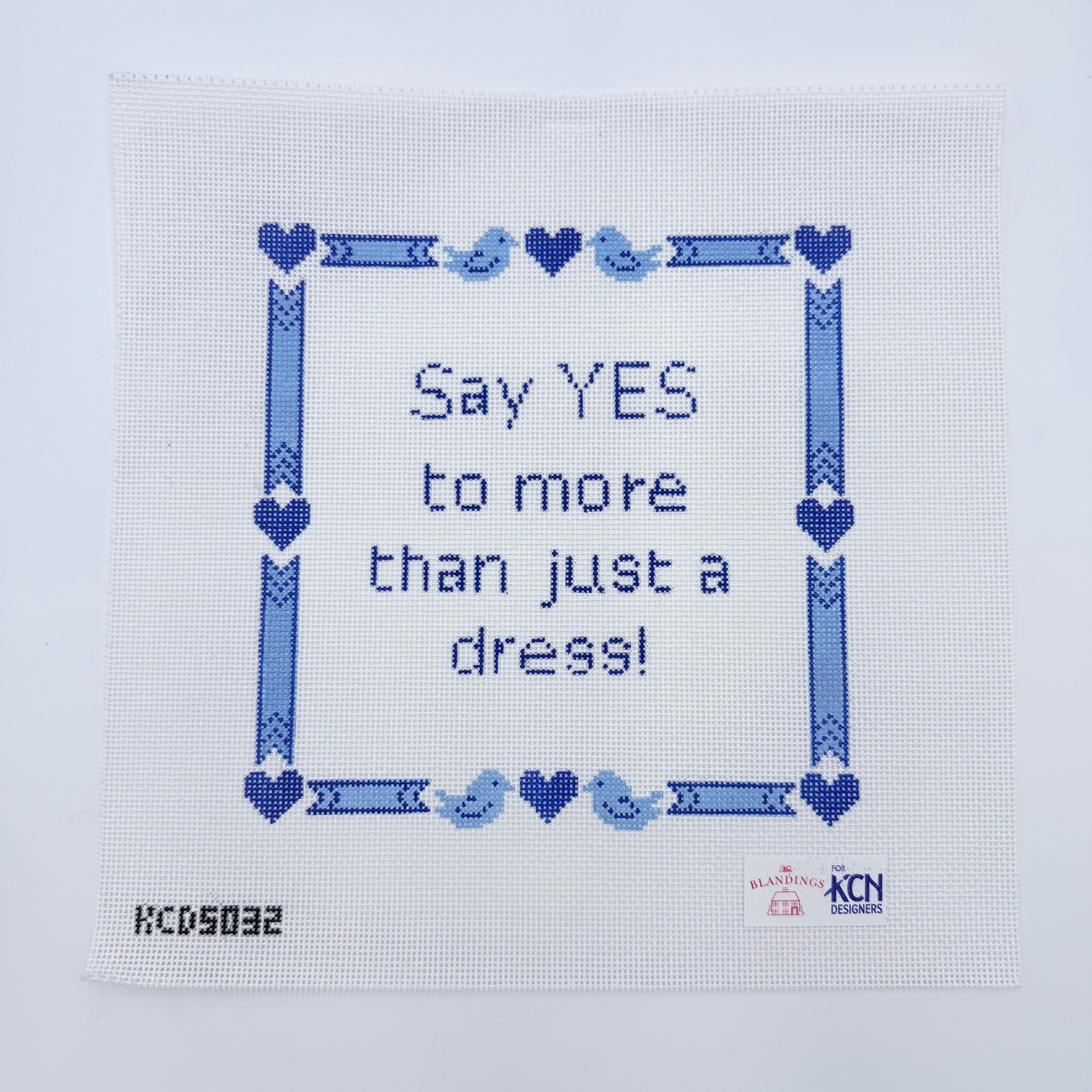 Say YES to more than just a dress! Canvas - KC Needlepoint
