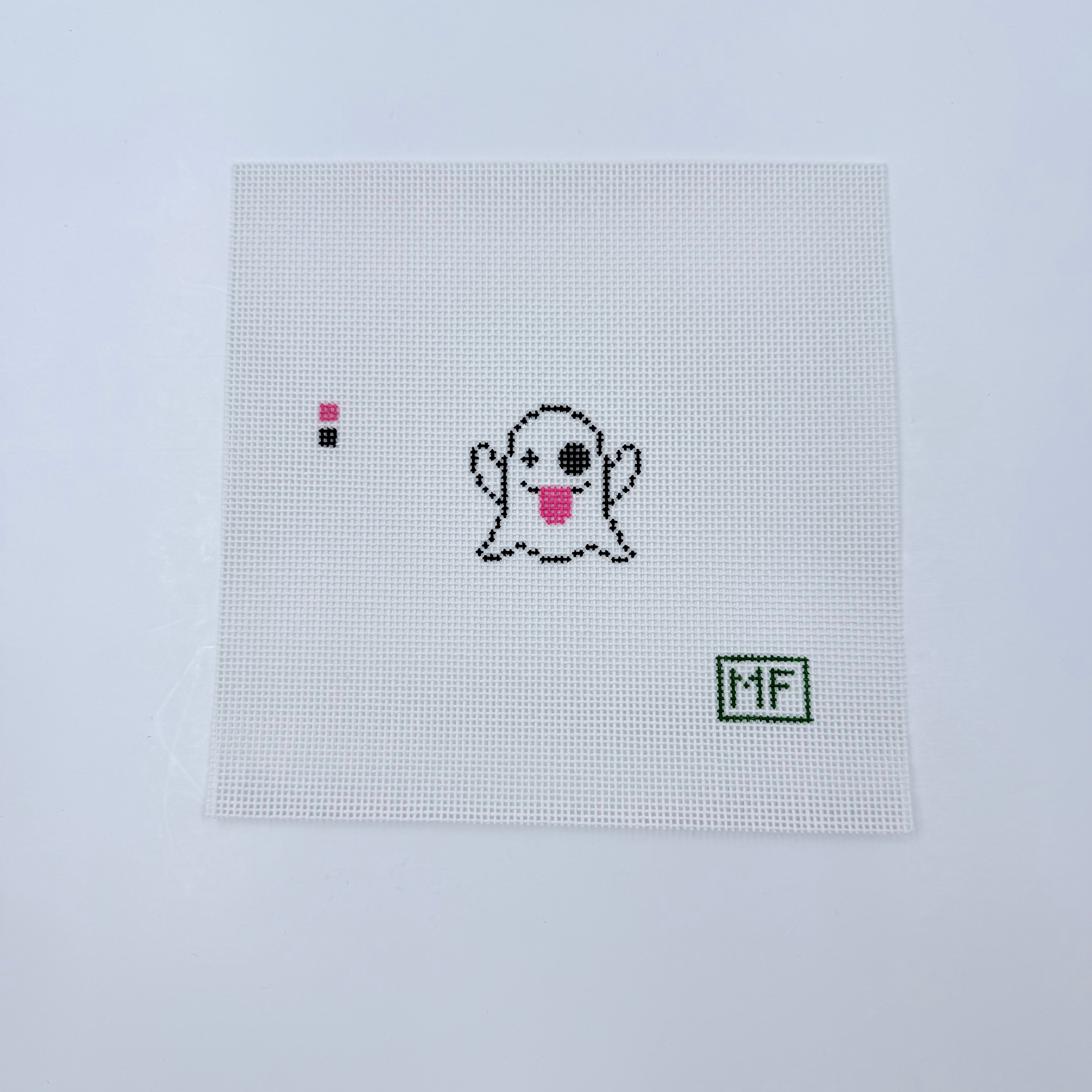 Ghost Mini Canvas - KC Needlepoint