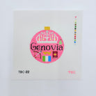 Genovia Round Canvas - KC Needlepoint