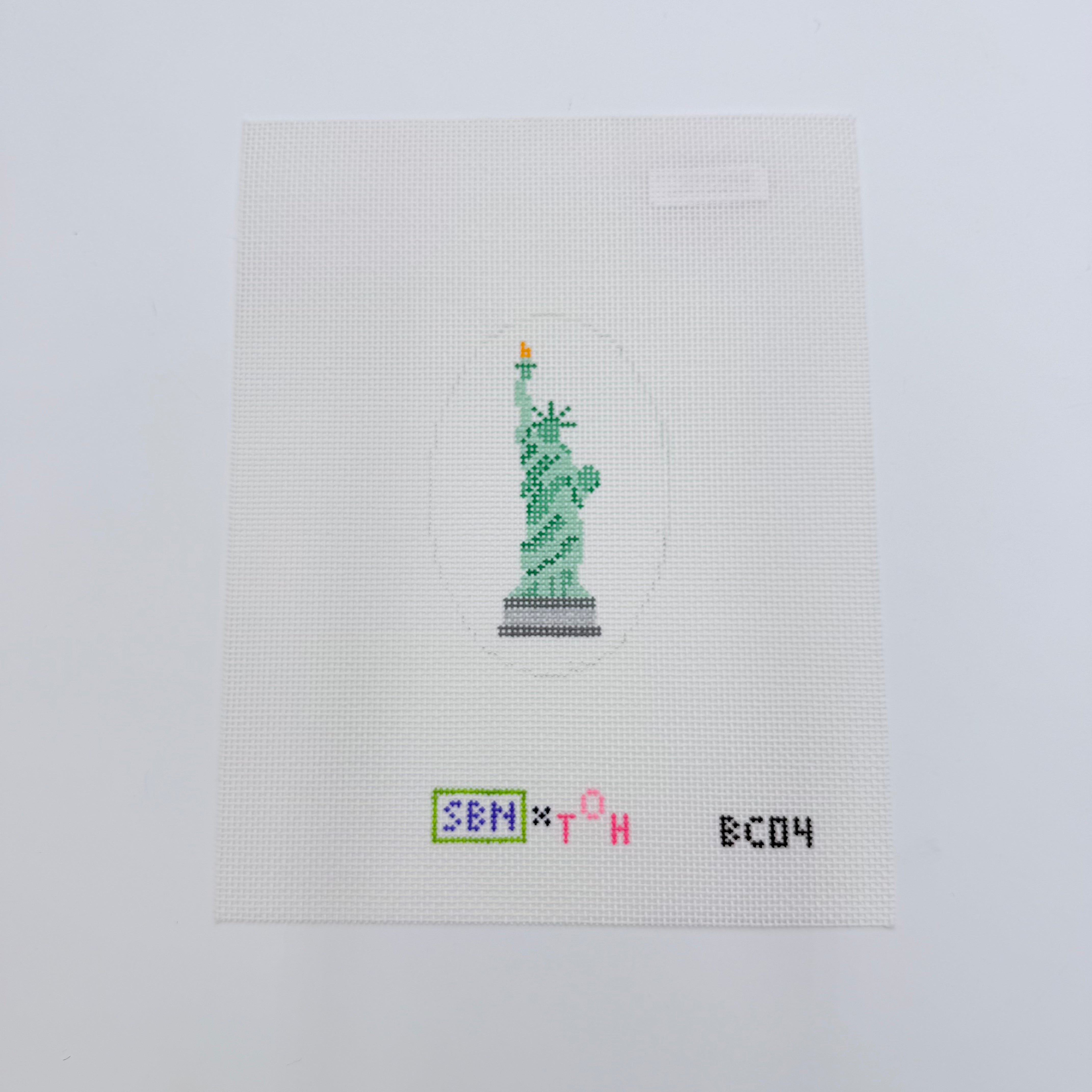Statue of Liberty Mini Canvas - KC Needlepoint