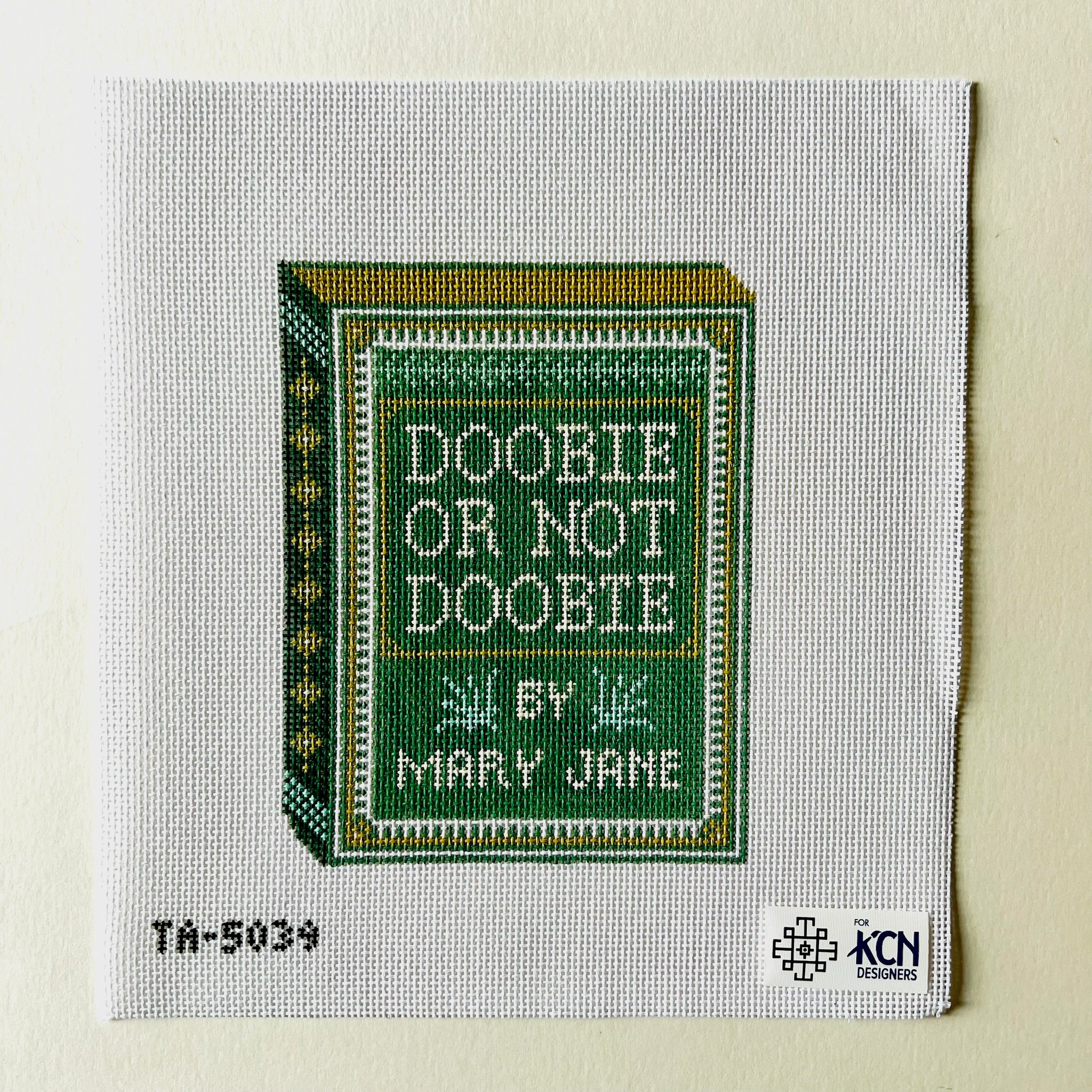 Doobie or Not Doobie Canvas - KC Needlepoint