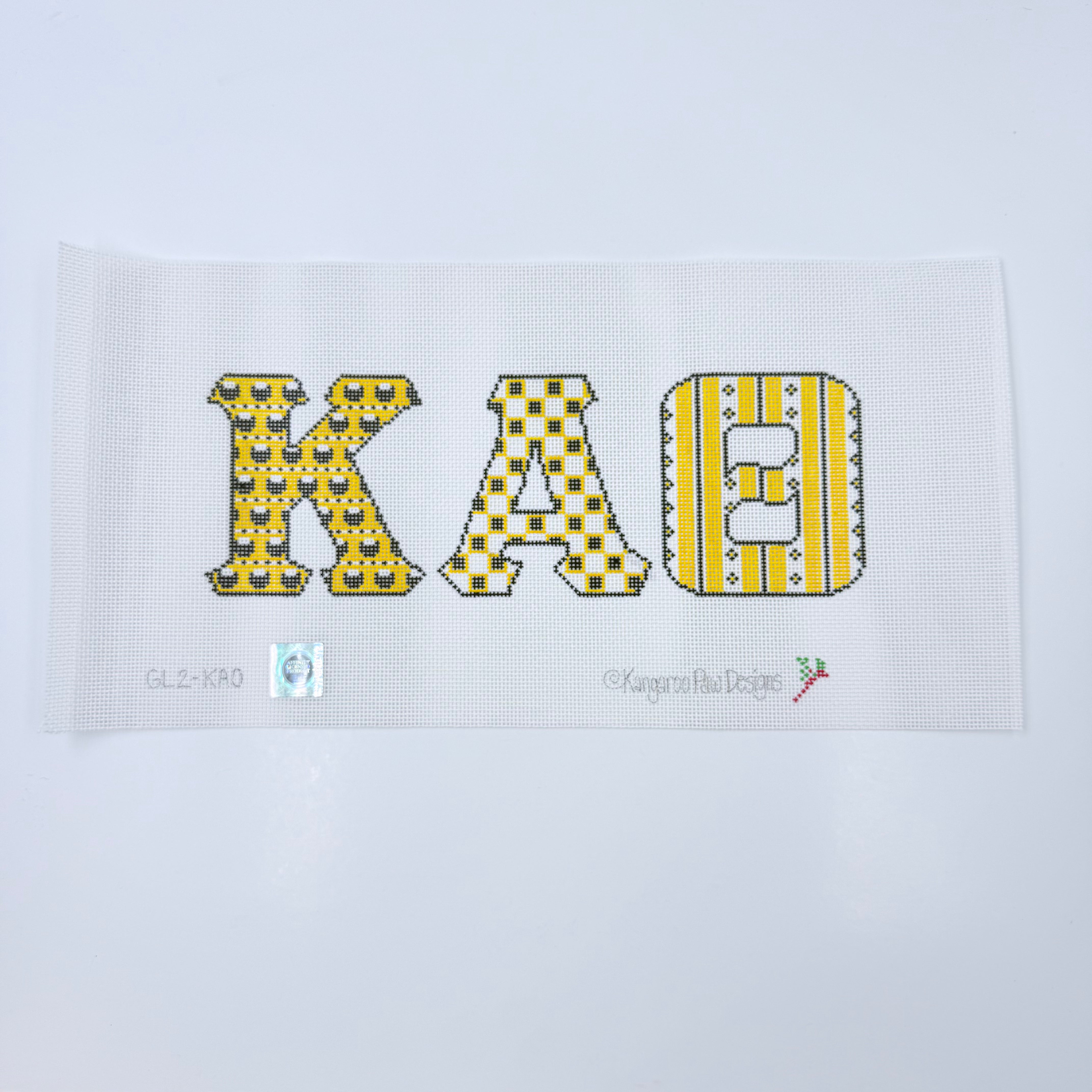 Kappa Alpha Theta Letter Canvas - KC Needlepoint