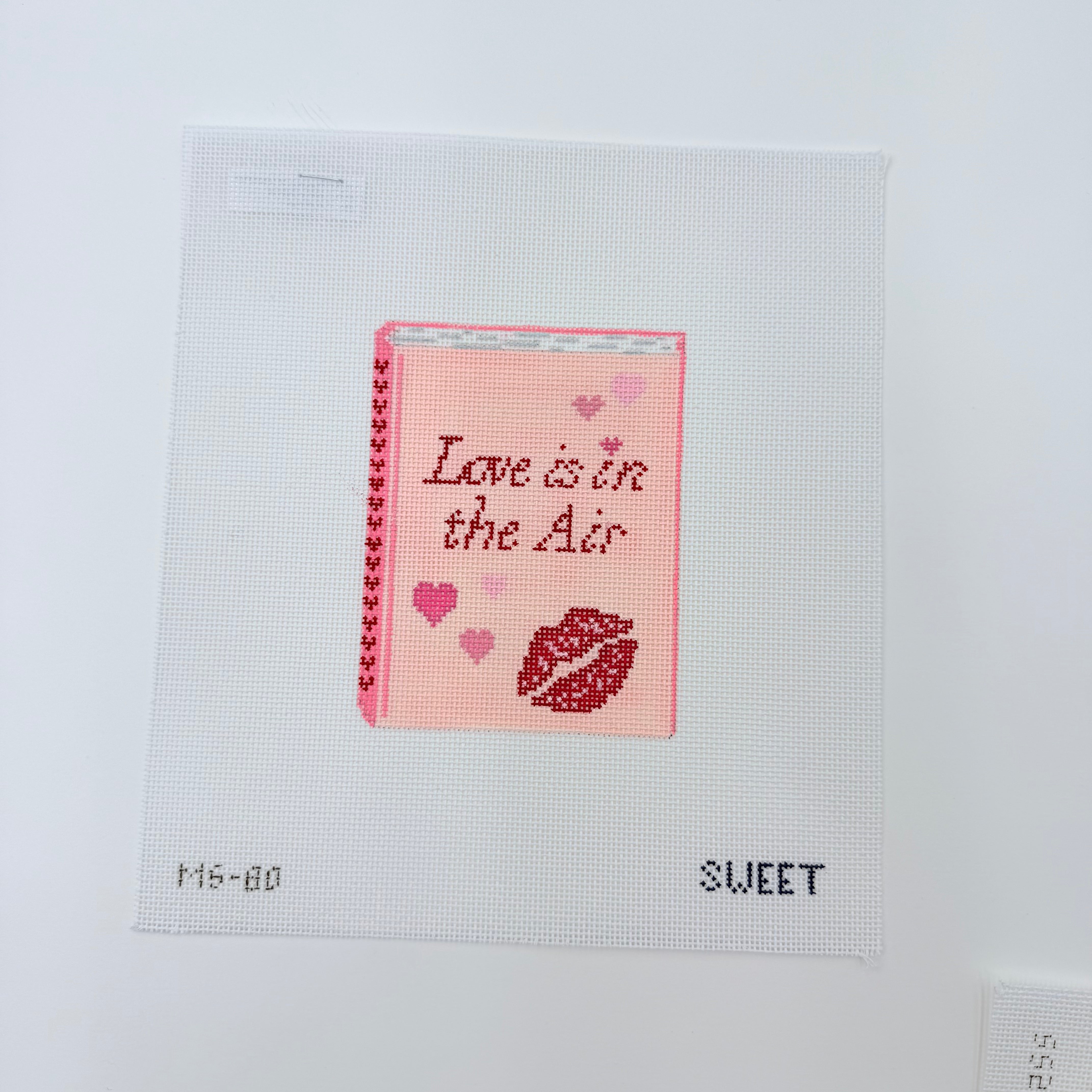 Romance Book Canvas - KC Needlepoint