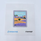 Provence Stamp Needlepoint Canvas - KC Needlepoint