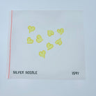 Yellow Hearts Canvas - KC Needlepoint