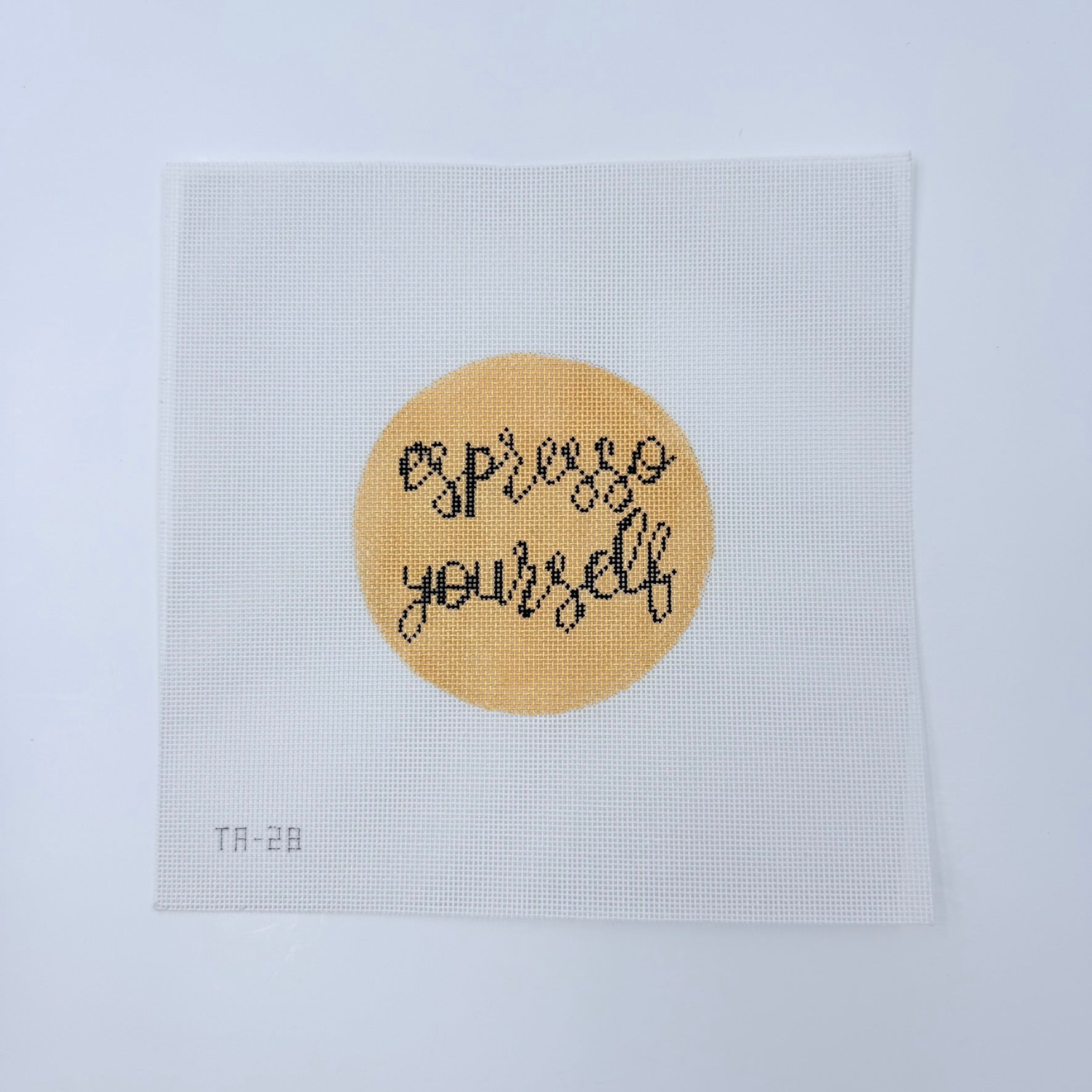 Espresso Yourself Needlepoint Canvas - KC Needlepoint