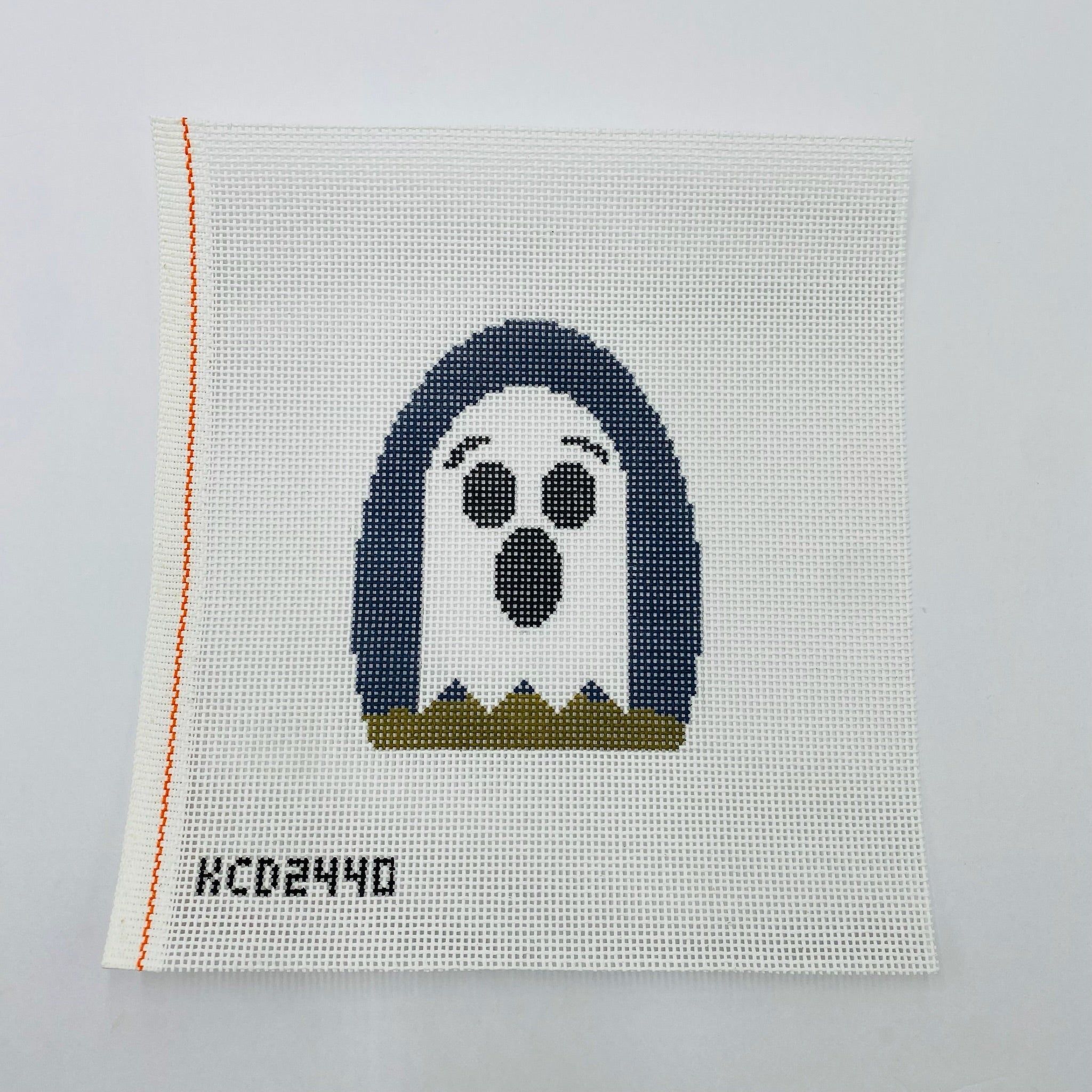 Gasping Ghost Canvas - KC Needlepoint