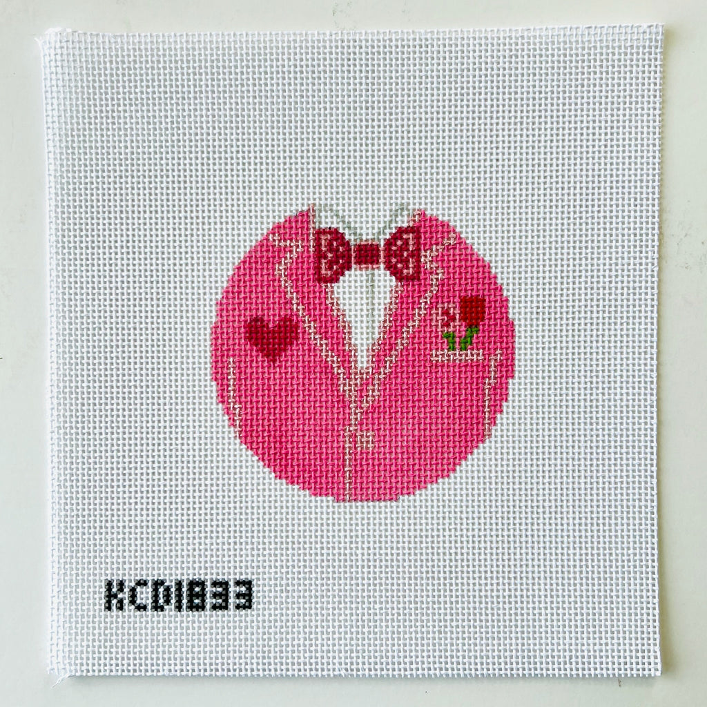 Valentine's Day Jacket Canvas - KC Needlepoint