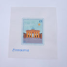 Berlin Brandenburg Gate Stamp Needlepoint Canvas - KC Needlepoint