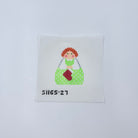 Red Stocking Angel - KC Needlepoint