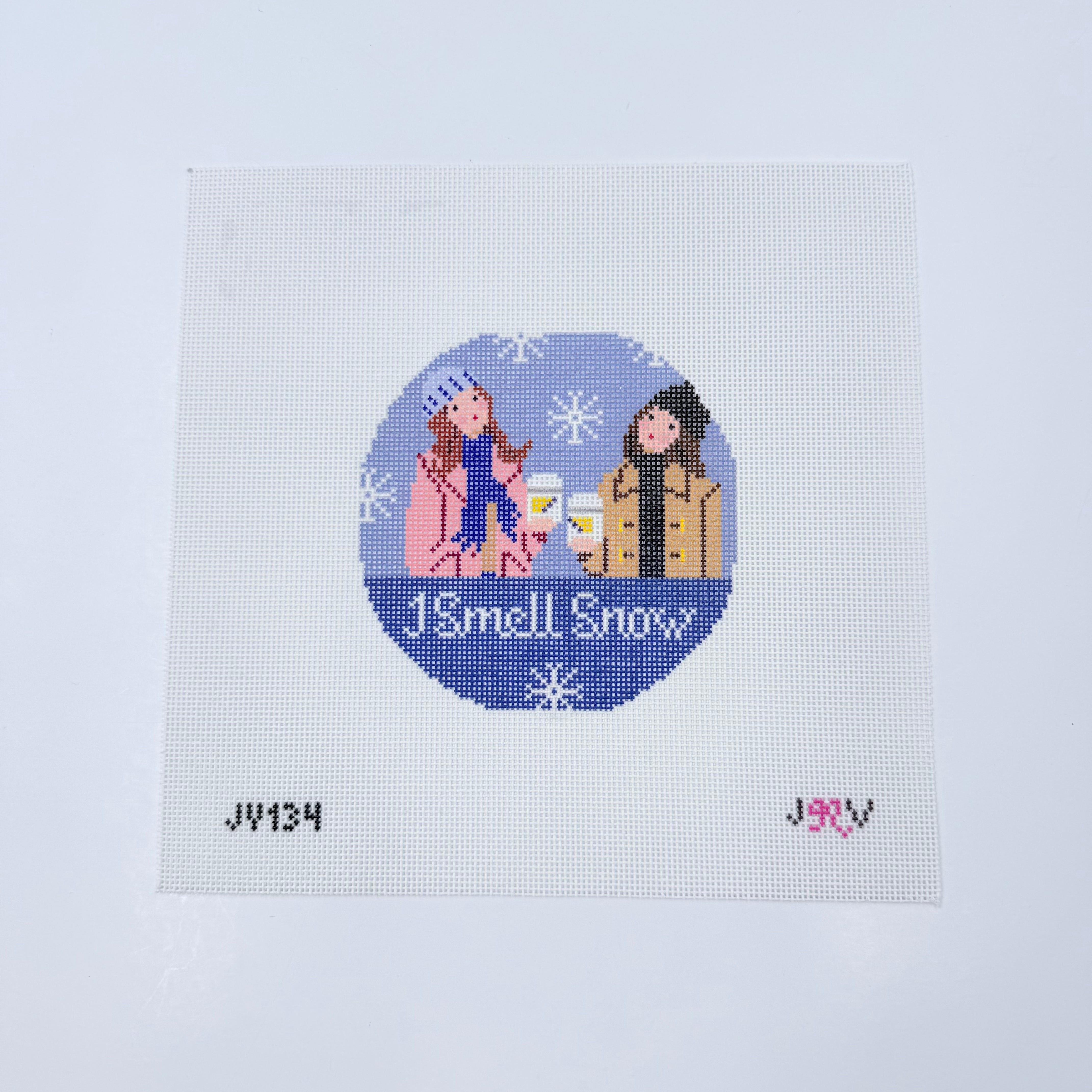 I Smell Snow Canvas - KC Needlepoint