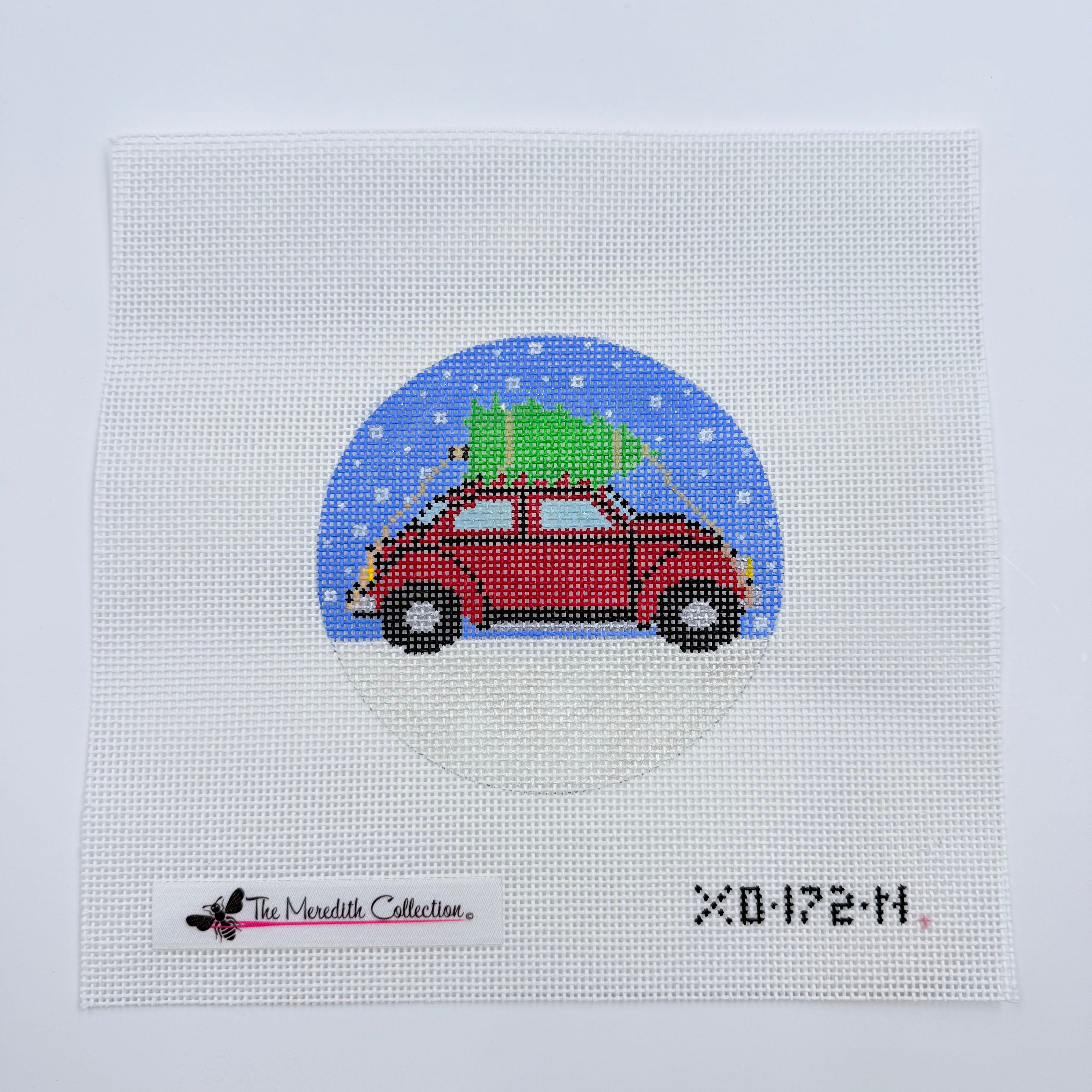 Home for the Holidays Canvas - KC Needlepoint