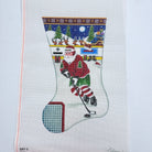 Ice Hockey Stocking Canvas - KC Needlepoint