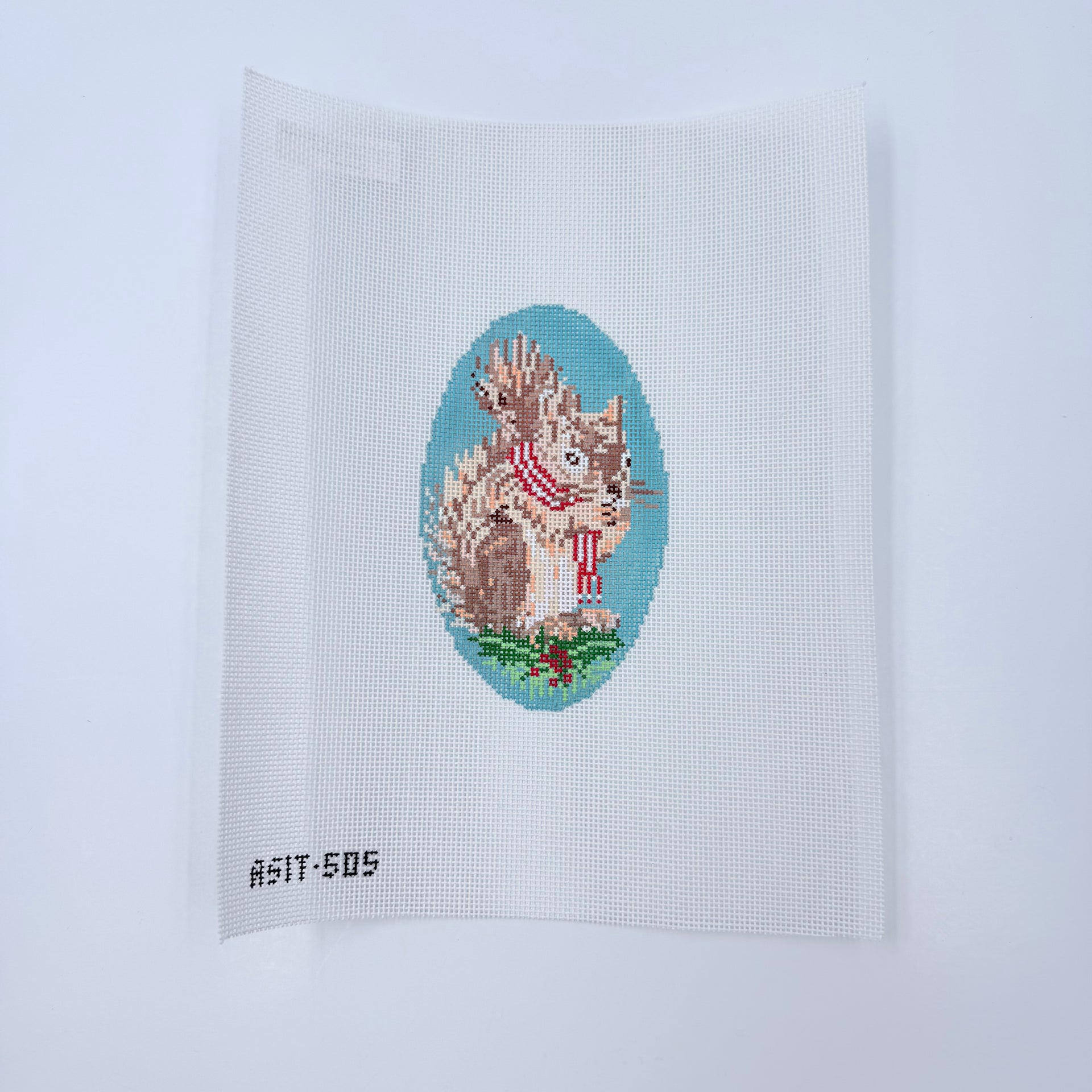 Squirrel Needlepoint Canvas – KC Needlepoint