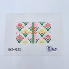 Floral Acrylic Purse Canvas - KC Needlepoint