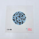 Shark Tooth Round Canvas - KC Needlepoint