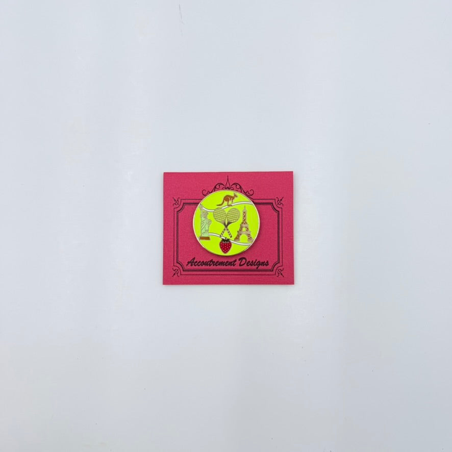 Tennis Round Needle Minder - KC Needlepoint
