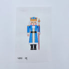 Blue King with Scepter Nutcracker Canvas - KC Needlepoint