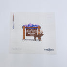 Grand Teton National Park Sign Canvas - KC Needlepoint