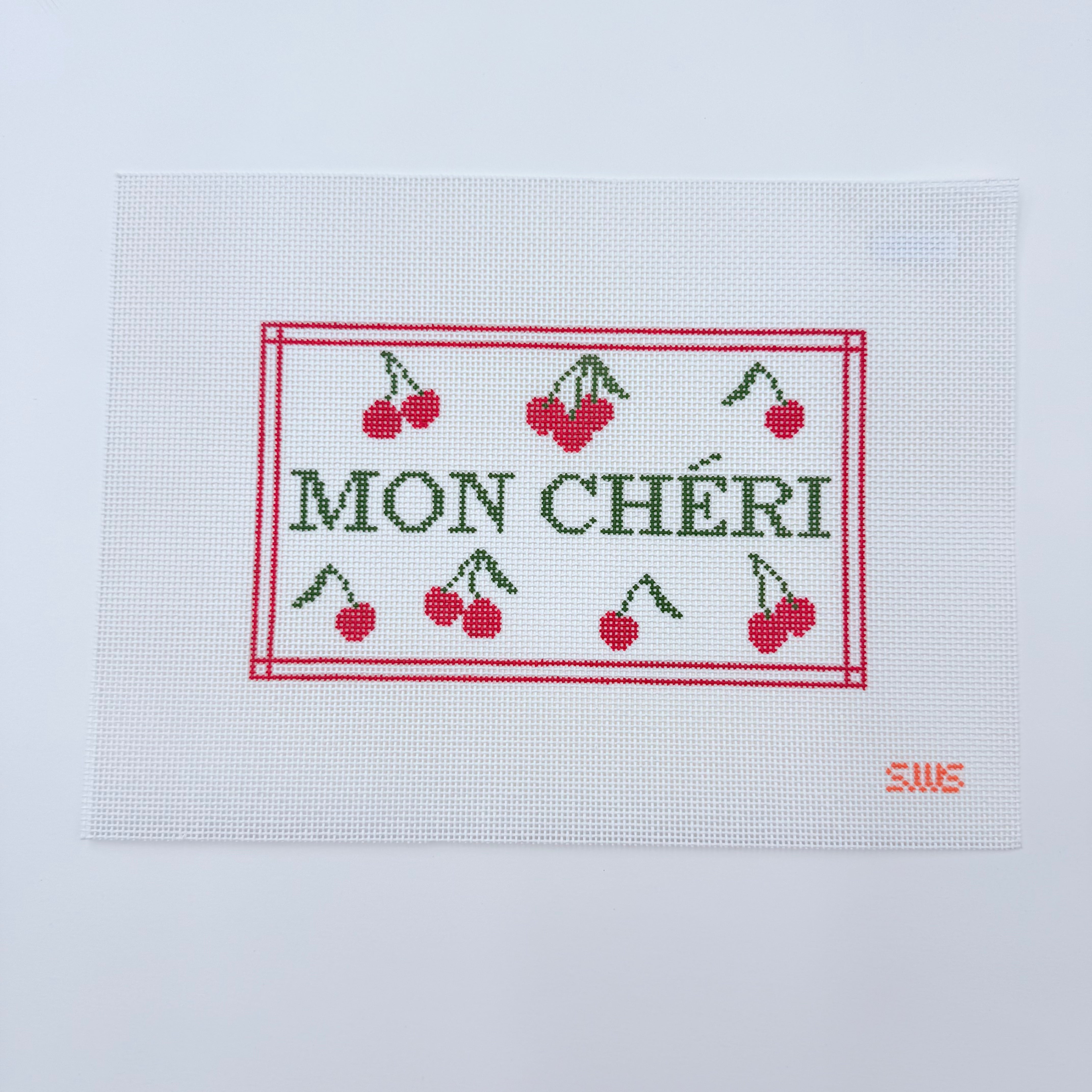 Mon Chérie Canvas - KC Needlepoint