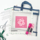 The Beginner Pink Flower Kit - KC Needlepoint
