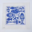 Blue Fish Canvas - KC Needlepoint