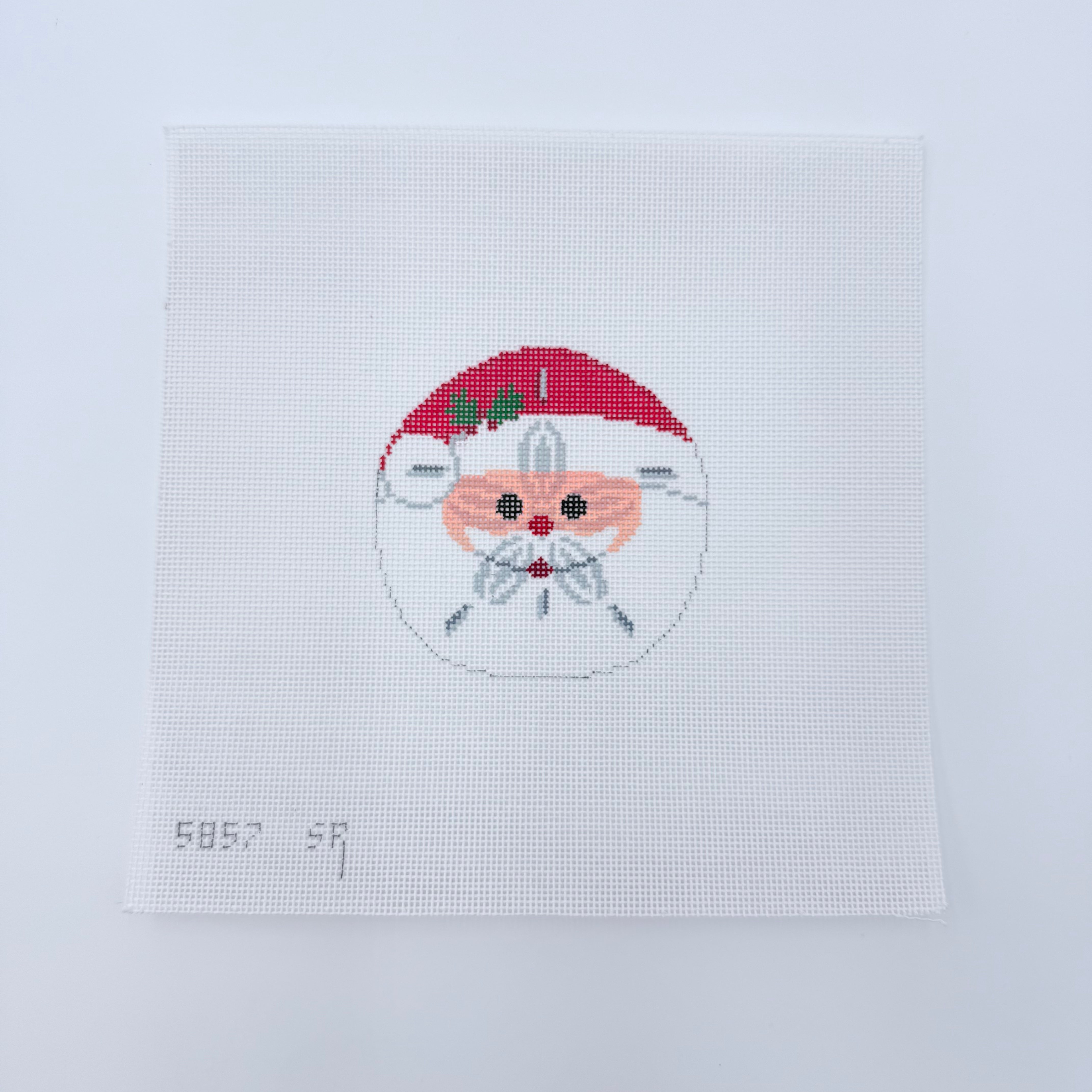 Santa Sand Dollar Canvas - KC Needlepoint