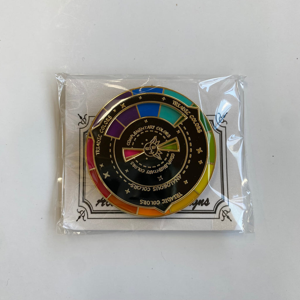 Black Color Wheel Needle Minder - KC Needlepoint