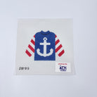 Anchor Sweater Needlepoint Canvas - KC Needlepoint
